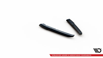 Maxton Heck Ansatz Flaps Diffusor für Porsche 911 992 GT3 schwarz Hochglanz