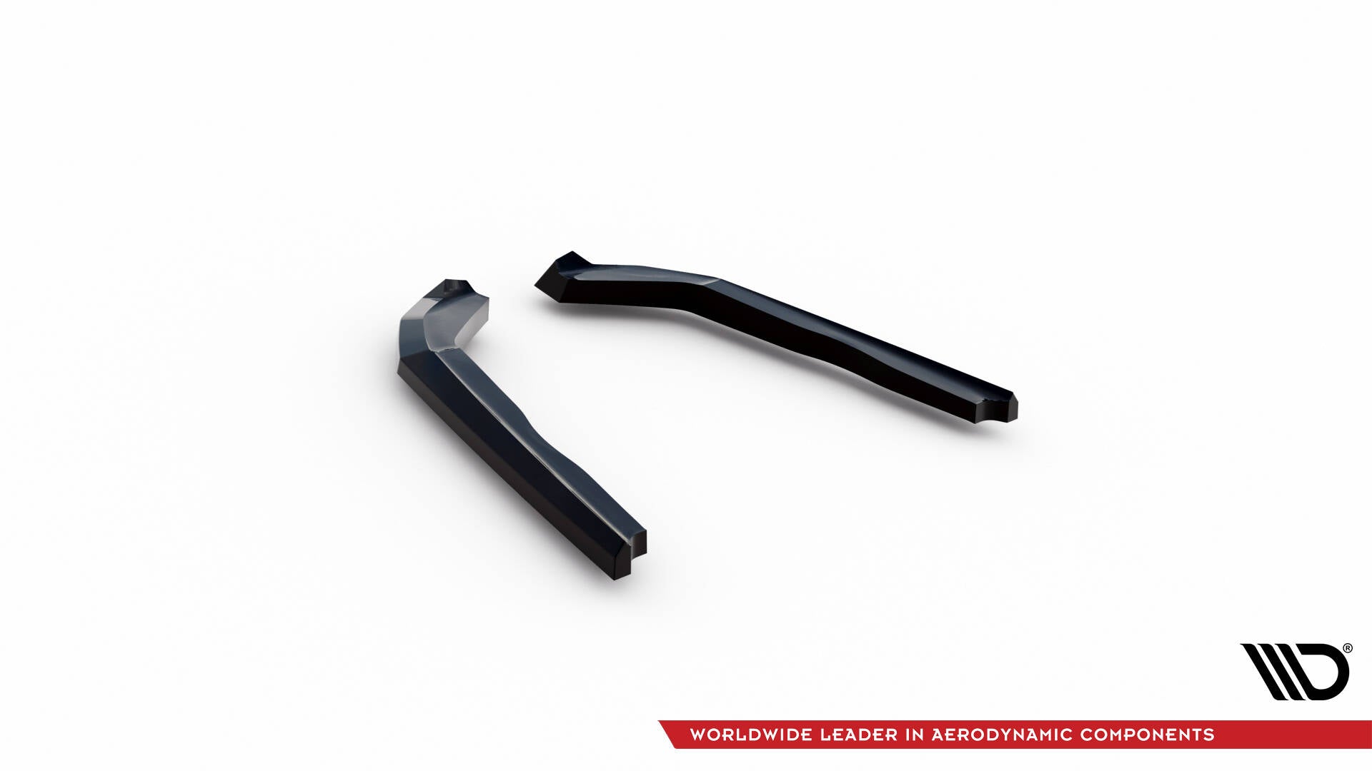 Maxton Heck Ansatz Flaps Diffusor V.3 für BMW 2 G42 schwarz Hochglanz