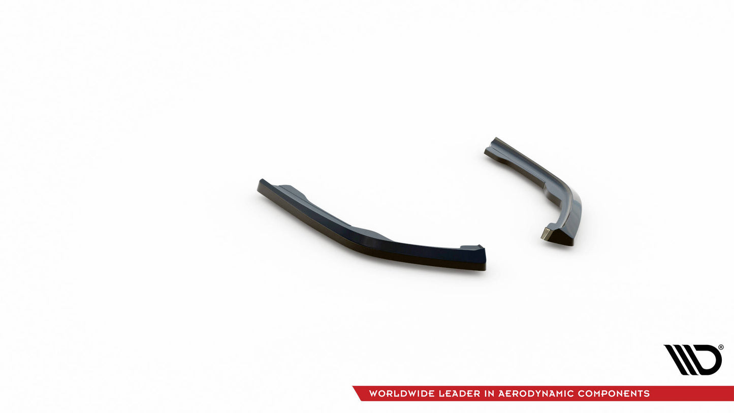 Maxton Heck Ansatz Flaps Diffusor V.2 für BMW 2 Coupe M-Paket G42 schwarz Hochglanz