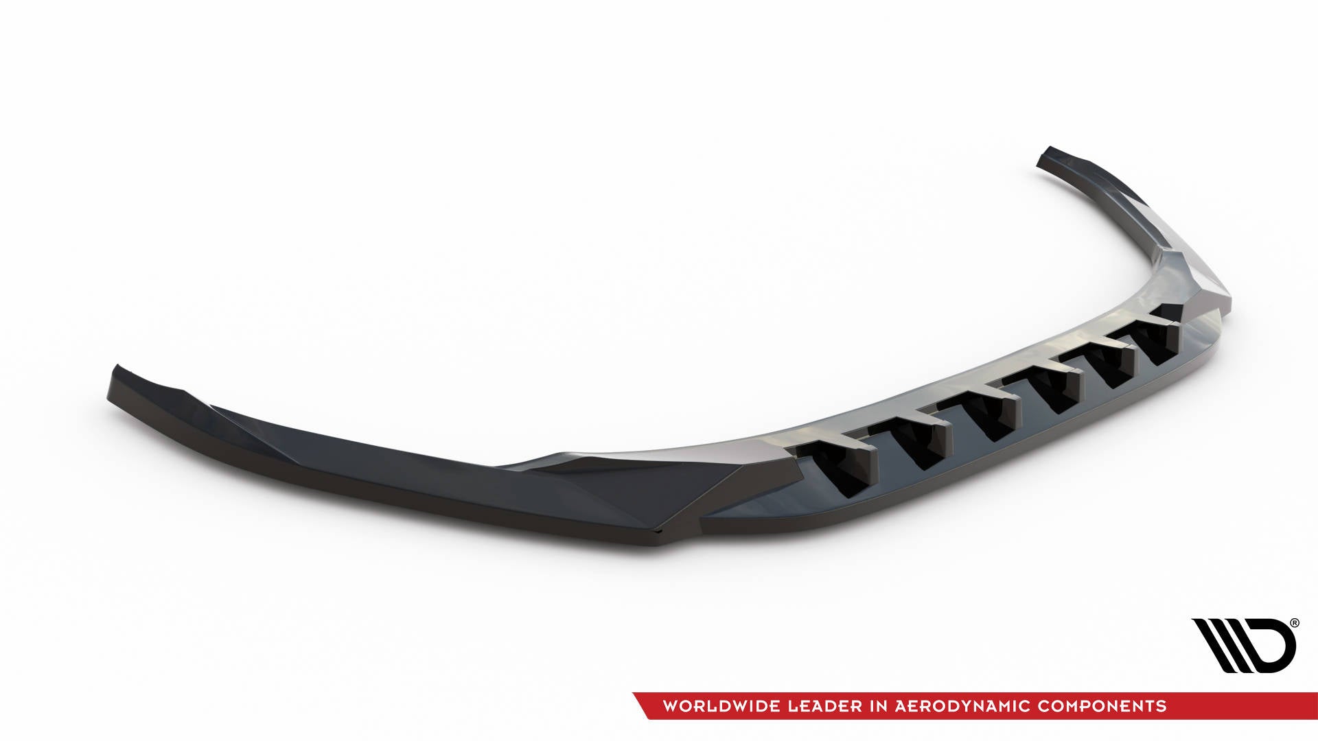 Maxton Front Ansatz V.1 für Audi A3 8Y schwarz Hochglanz