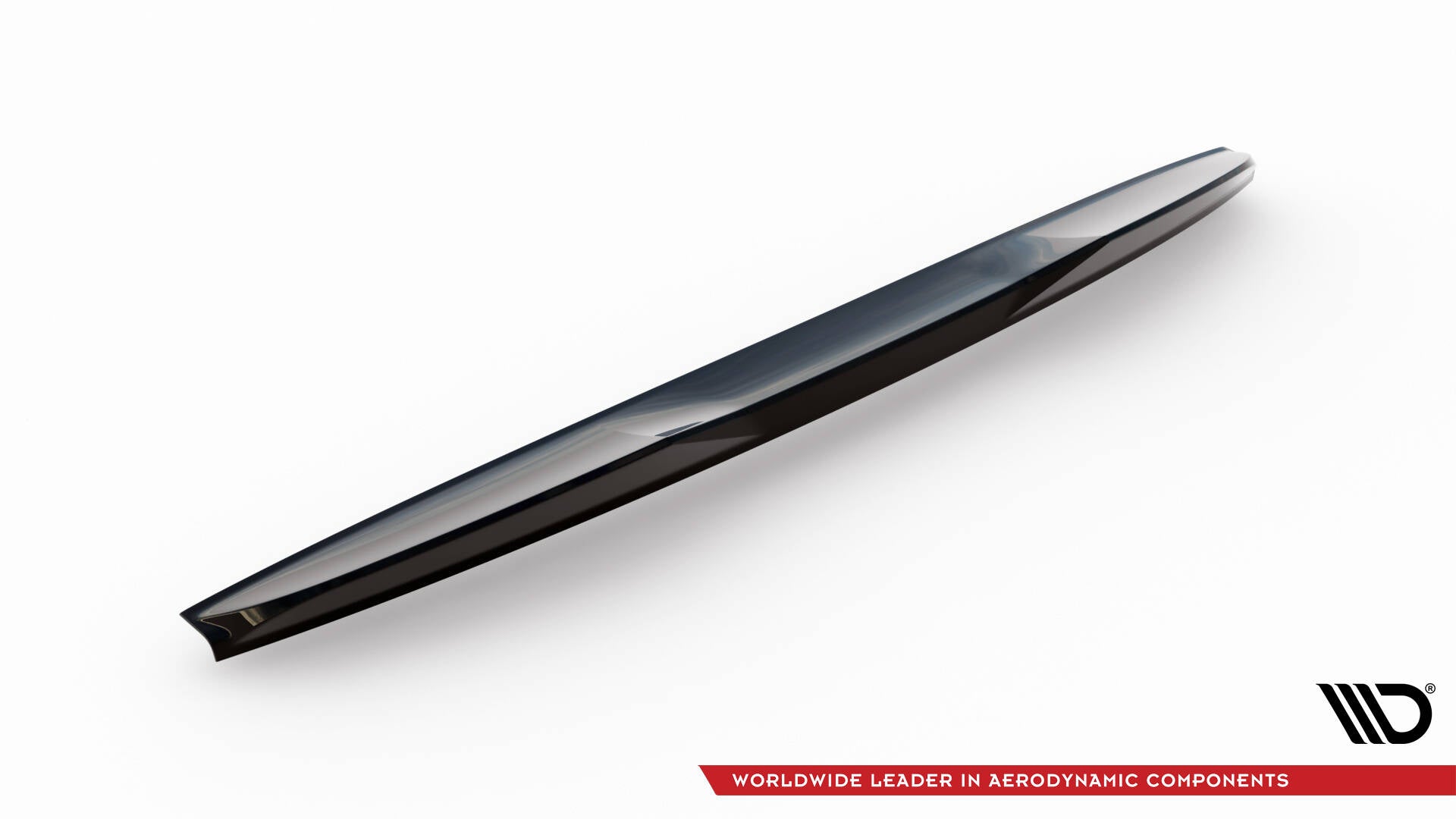 Maxton Spoiler CAP für 3D Audi S4 Limousine B8 schwarz Hochglanz