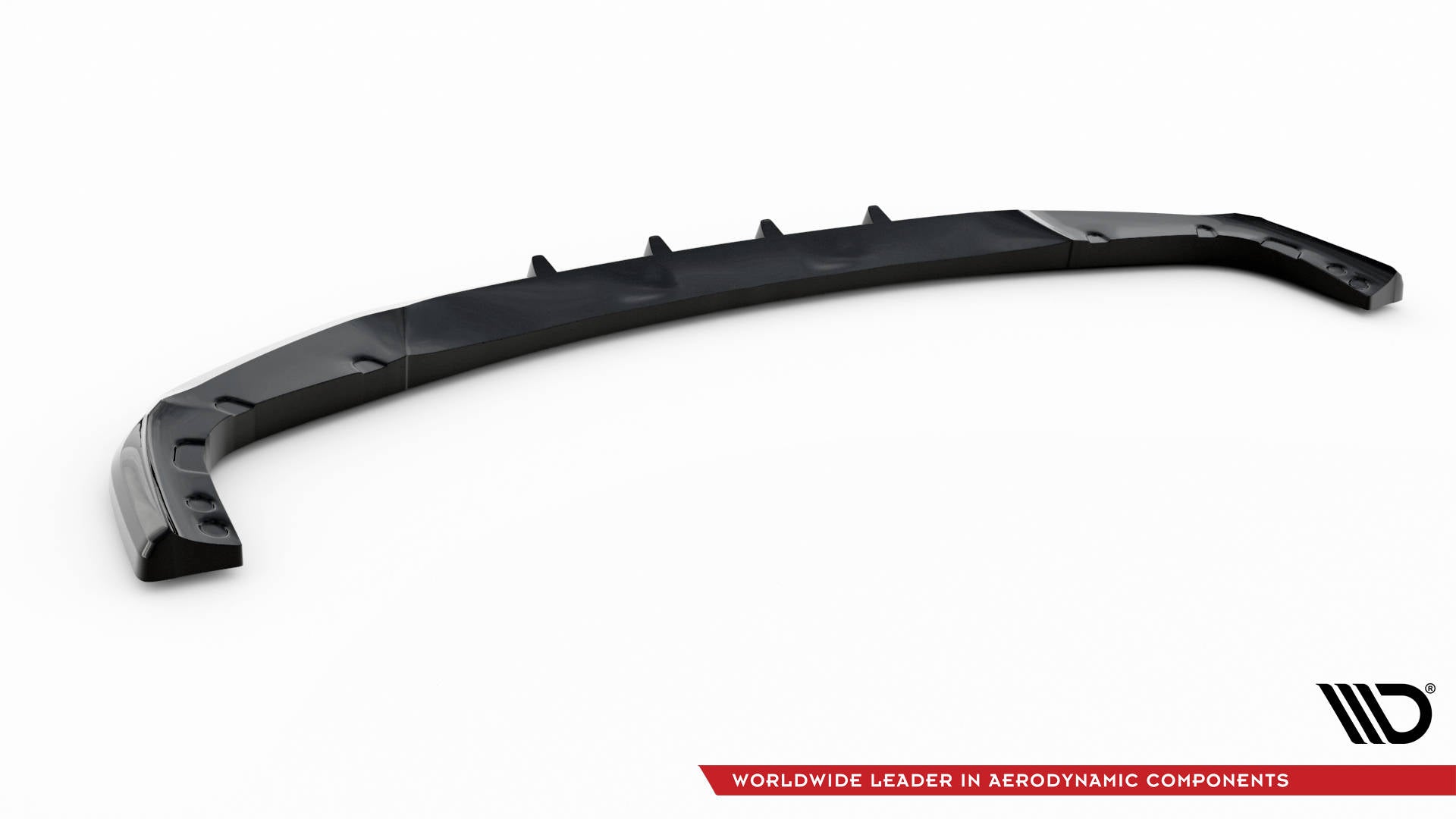 Maxton Front Ansatz V.1 für BMW X6 M F96 schwarz Hochglanz
