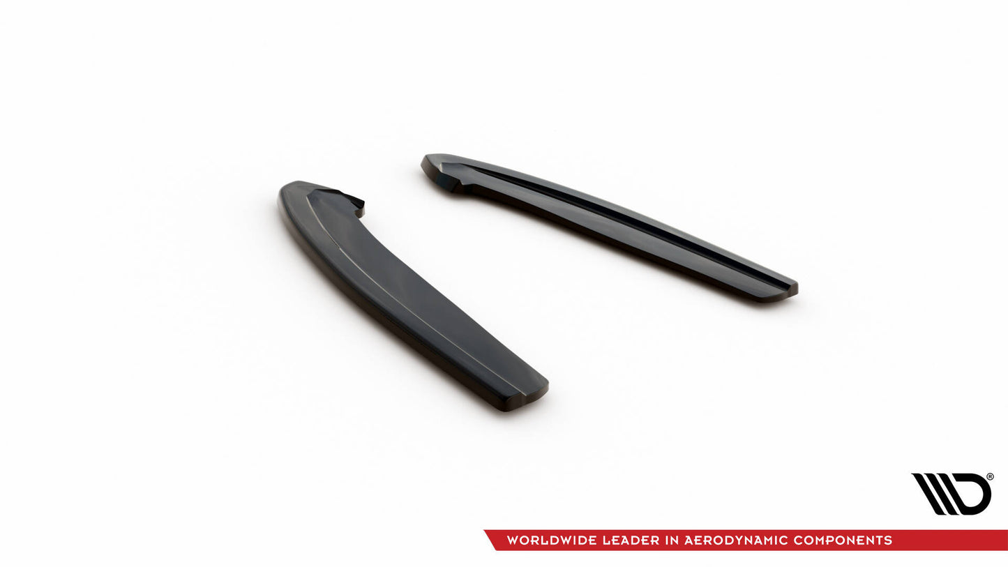 Maxton Heck Ansatz Flaps Diffusor V.5 für Ford Focus Kombi ST Mk4 schwarz Hochglanz