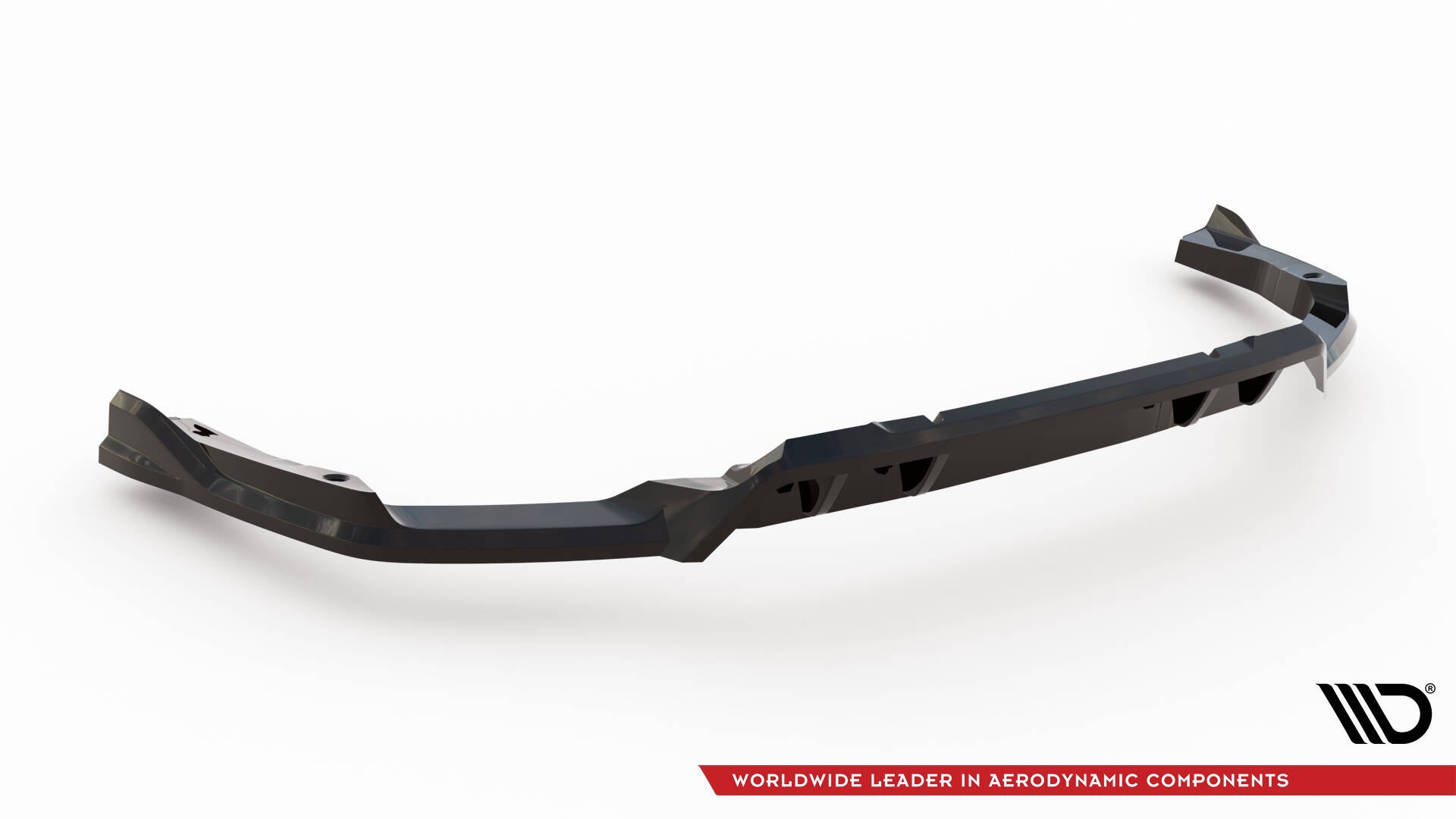 Maxton Mittlerer Diffusor Heck Ansatz DTM Look für BMW X5 M F95 Facelift schwarz Hochglanz
