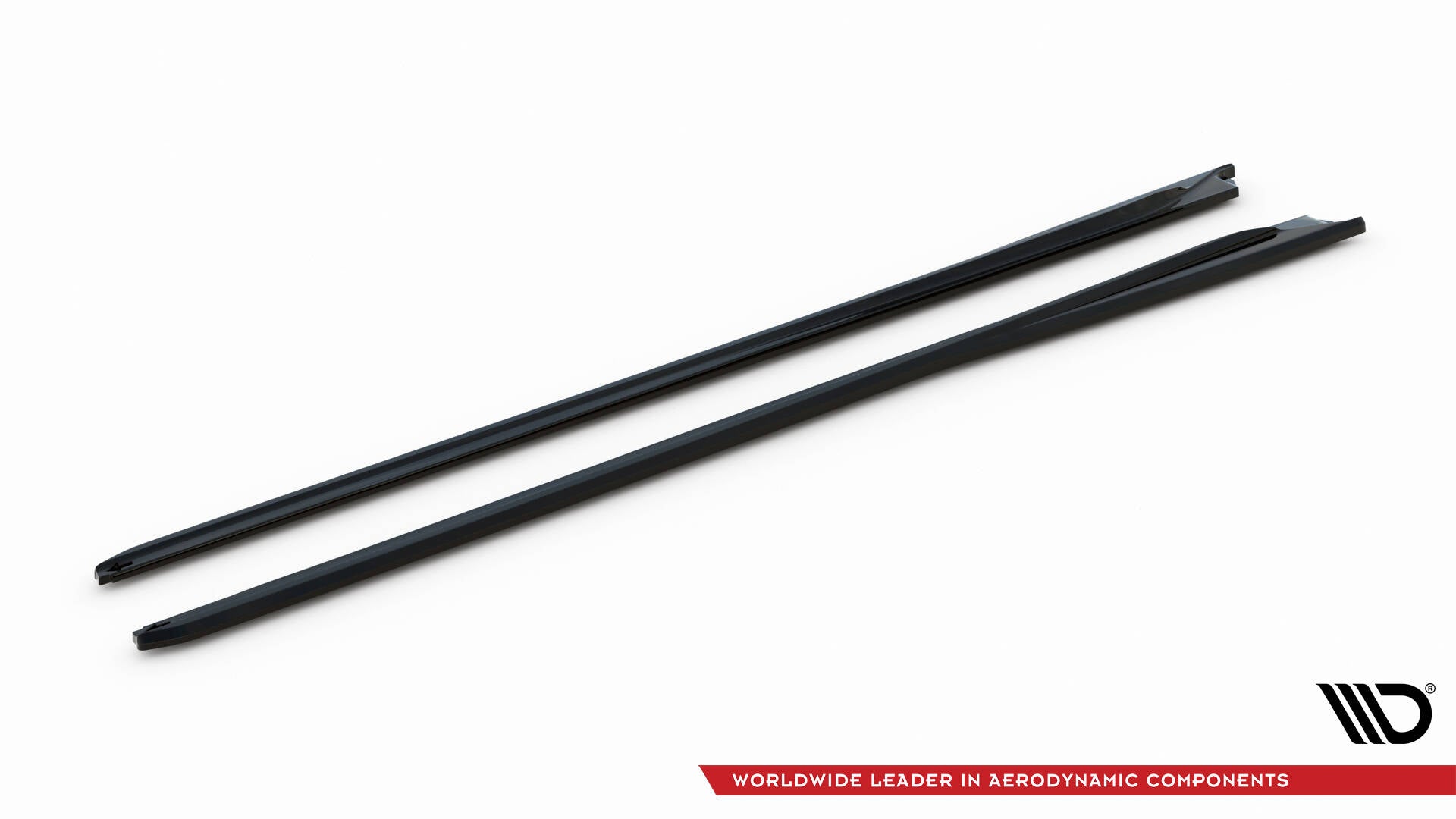 Maxton Seitenschweller Ansatz für Jaguar XE X760 Facelift schwarz Hochglanz