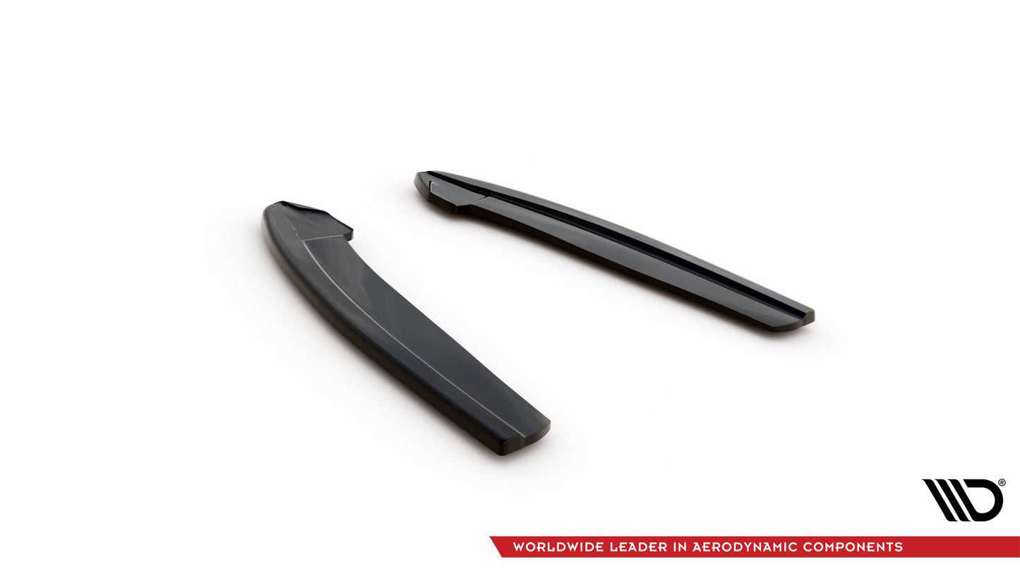 Maxton Heck Ansatz Flaps Diffusor V.7 für Ford Focus Kombi ST Mk4 schwarz Hochglanz