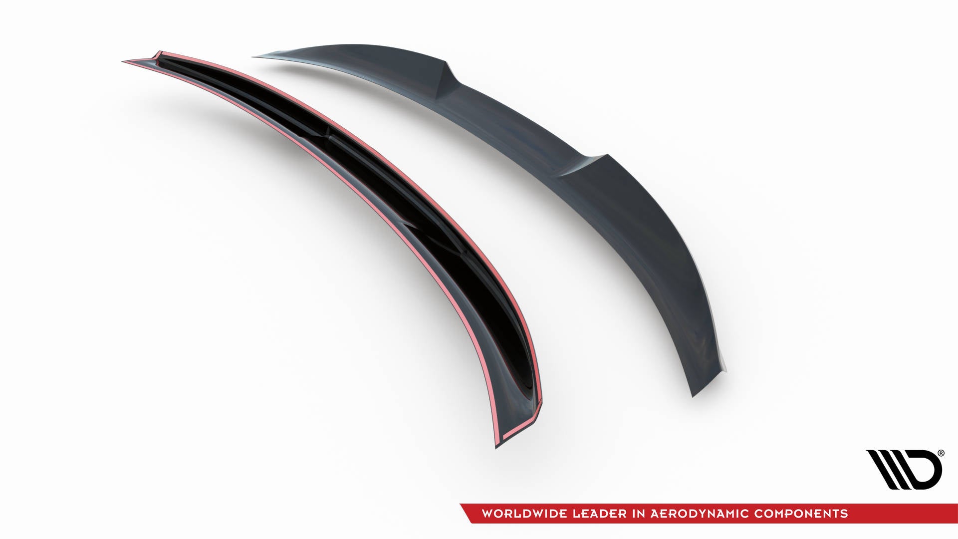 Maxton 3D Spoiler CAP für Bentley Continental Convertible GT Mk3 schwarz Hochglanz