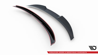Maxton 3D Spoiler CAP für Bentley Continental Convertible GT Mk3 schwarz Hochglanz