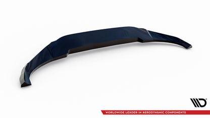 Maxton Front Ansatz V.1 für BMW X6 M-Paket G06 Facelift schwarz Hochglanz