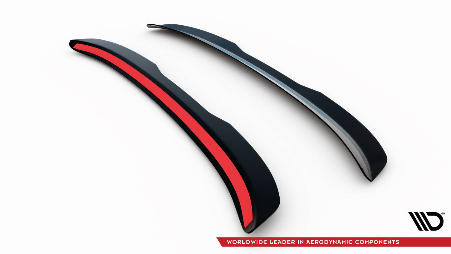 Maxton Spoiler CAP für Audi RS4 Limousine B7 schwarz Hochglanz