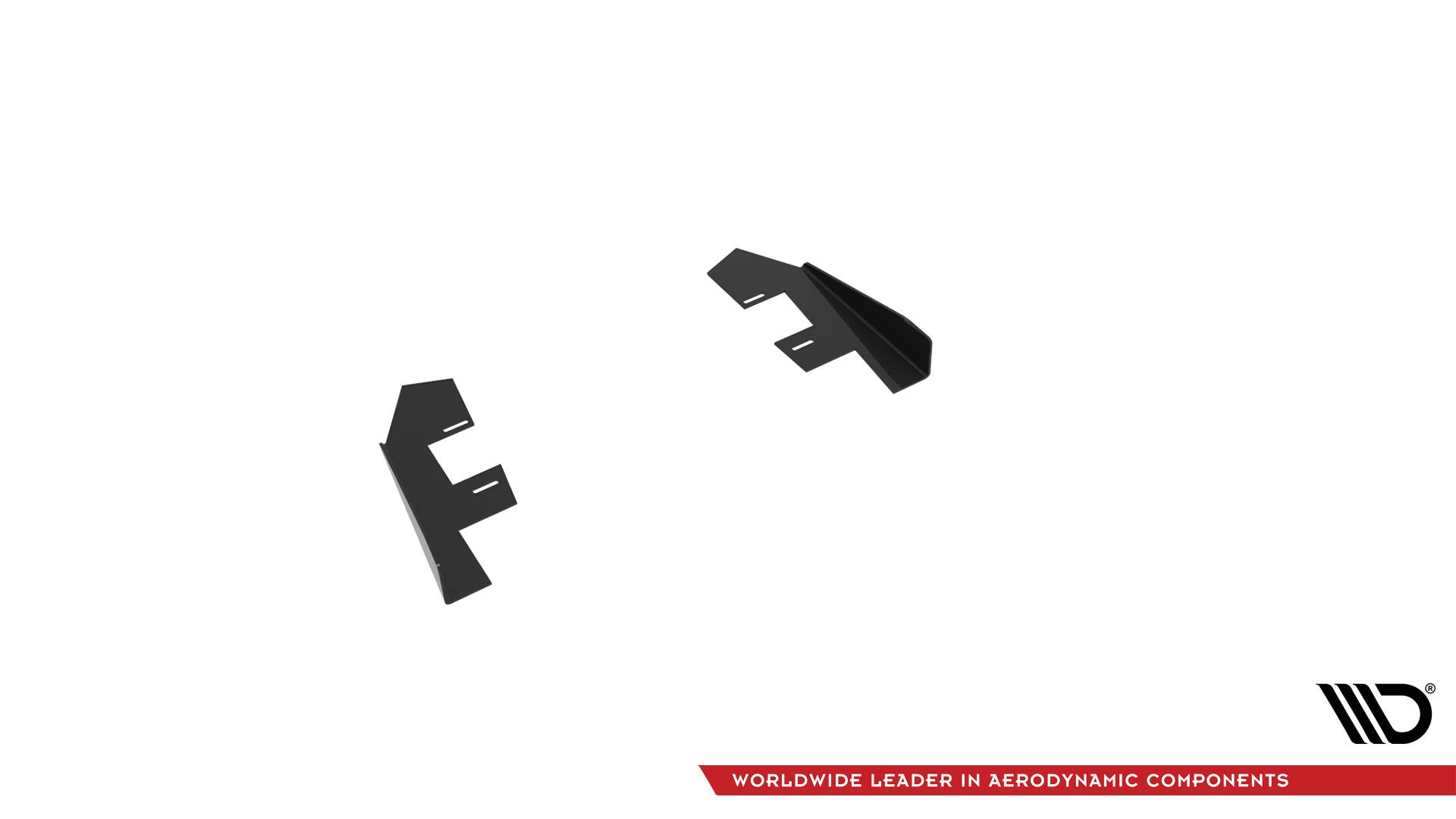 Maxton Hintere Seiten Flaps für Audi RS3 Limousine 8V Facelift schwarz Hochglanz