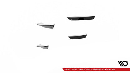 Maxton Stoßstangenflügel vorne (Canards) Audi R8 Mk2 Facelift