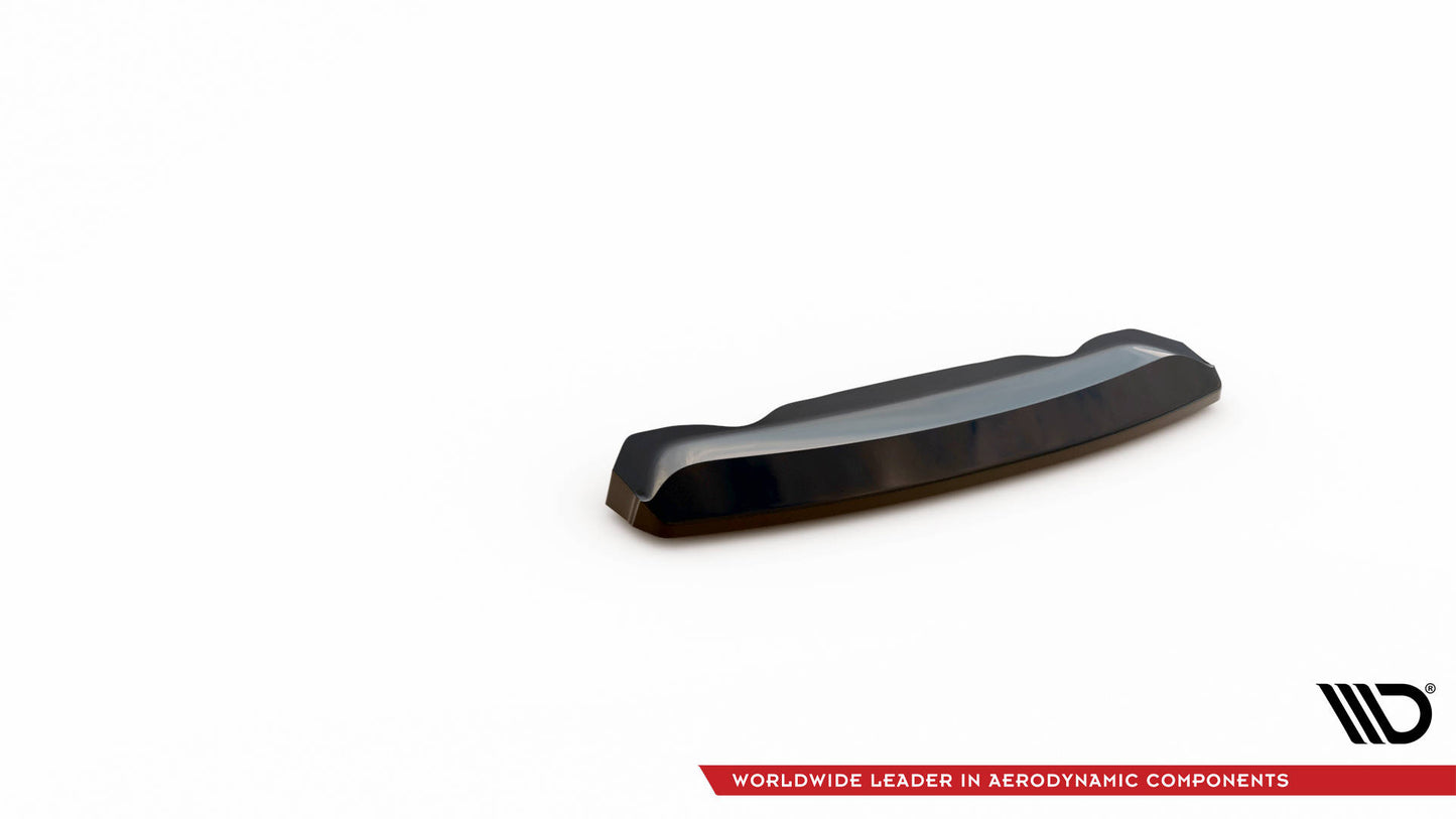Maxton Mittlerer Diffusor Heck Ansatz für Infiniti Q50 S Mk1 schwarz Hochglanz
