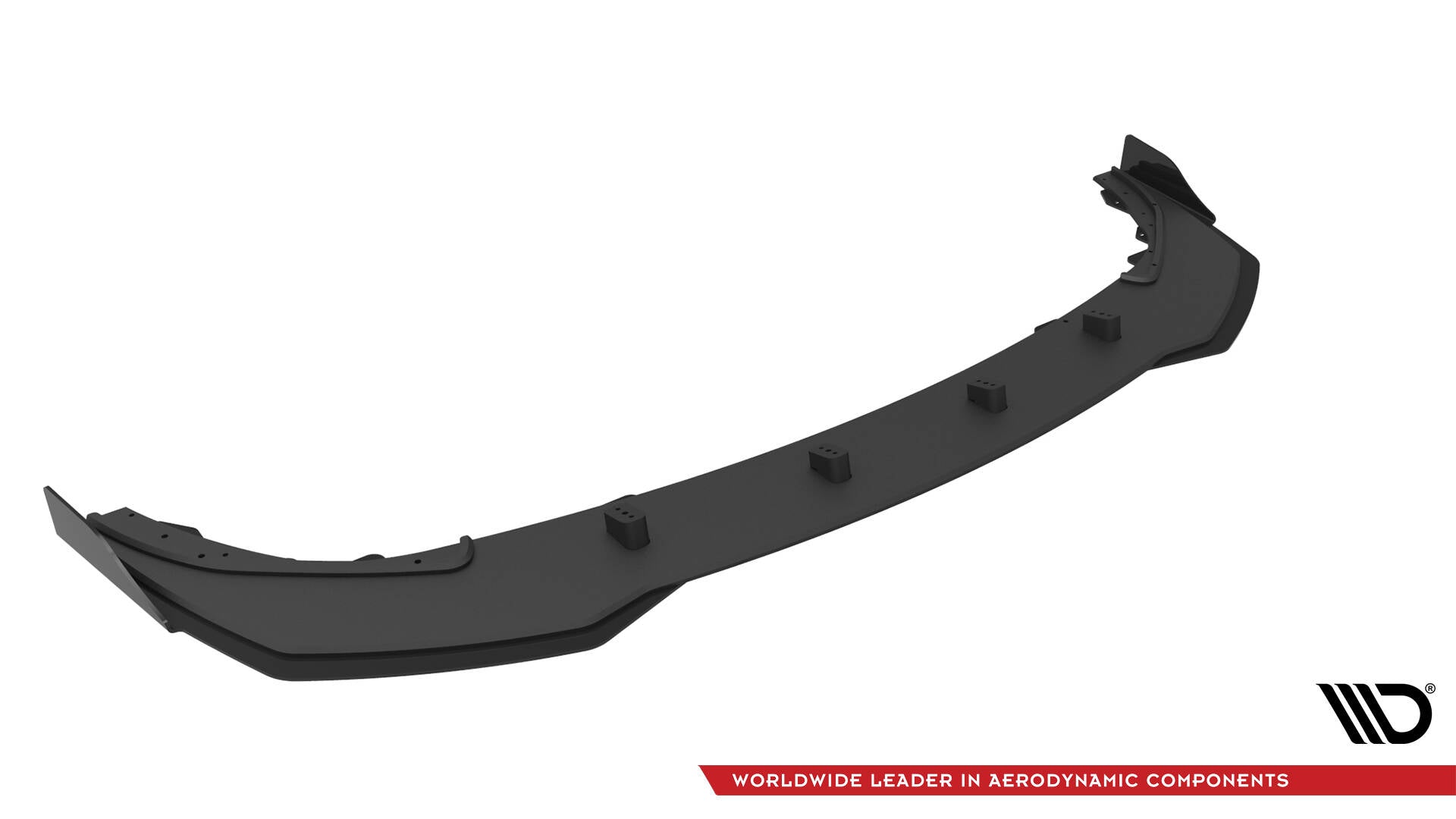 Maxton Street Pro Front Ansatz für +Flaps für + Flaps BMW 1er F40 M-Paket / M135i schwarz Hochglanz