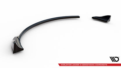 Maxton Heck Ansatz Flaps Diffusor für Audi TT 8J schwarz Hochglanz