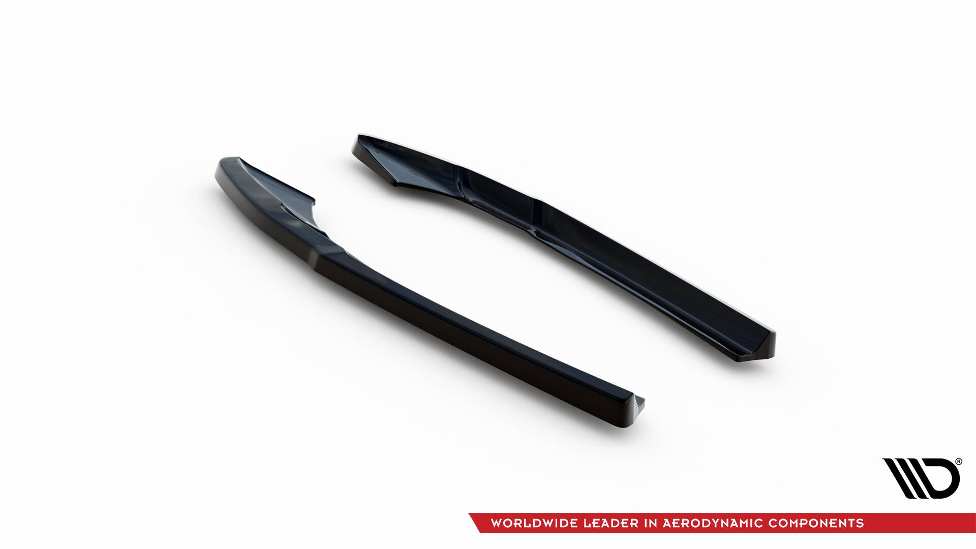 Maxton Heck Ansatz Flaps Diffusor für Audi S4 B9 Facelift schwarz Hochglanz