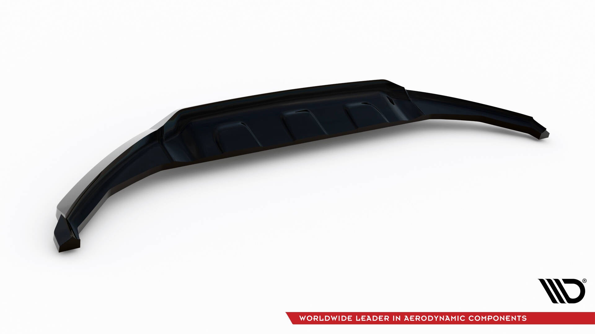 Maxton Front Ansatz für Jaguar F-Pace R-Sport Mk1 schwarz Hochglanz