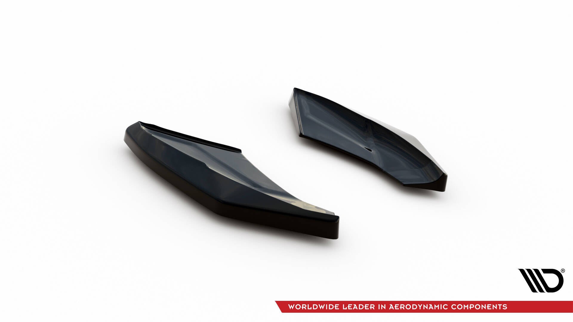 Maxton Heck Ansatz Flaps Diffusor für Audi TT S 8S Facelift schwarz Hochglanz