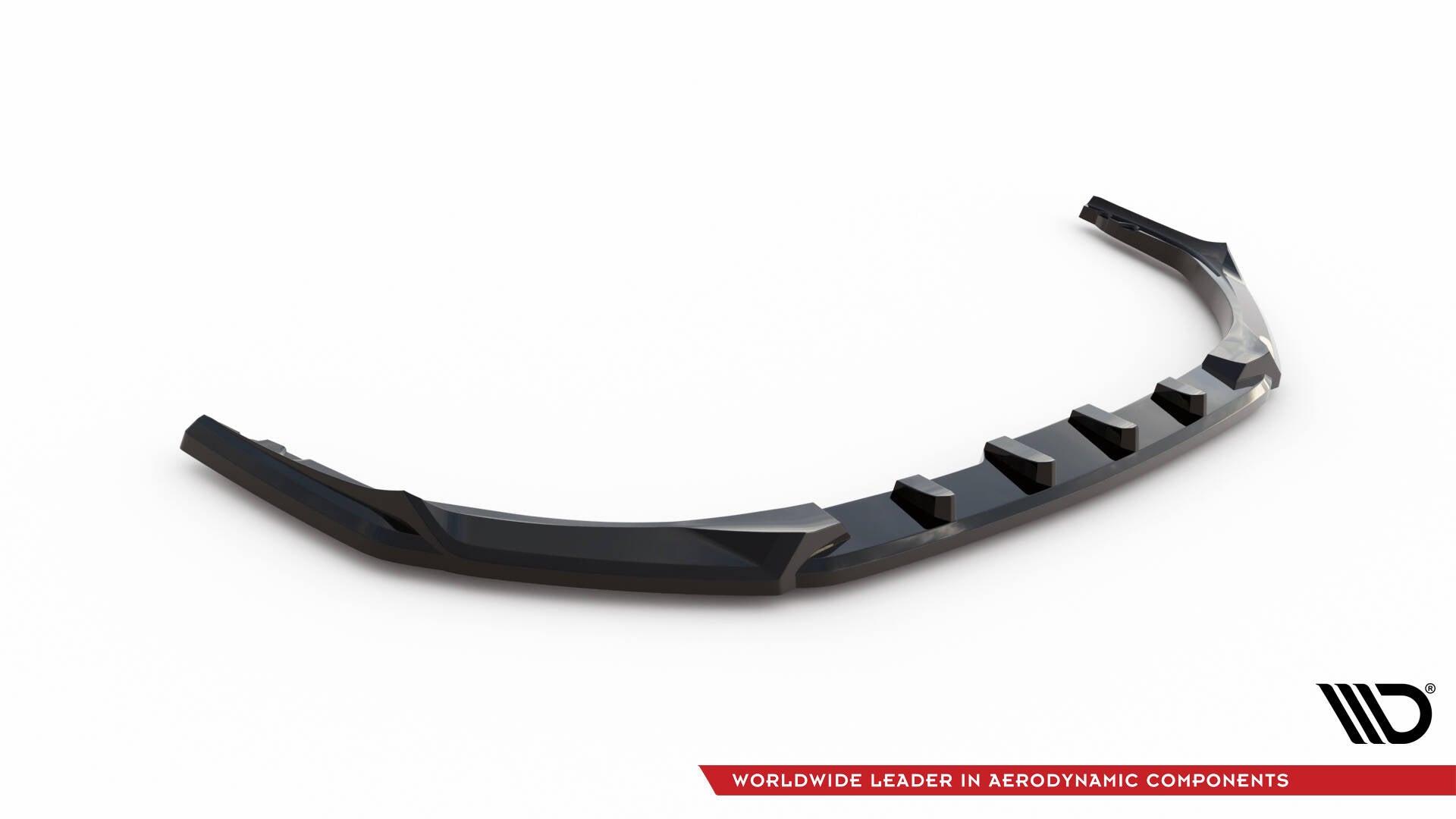 Maxton Front Ansatz V.2 für Peugeot 308 Mk3 schwarz Hochglanz