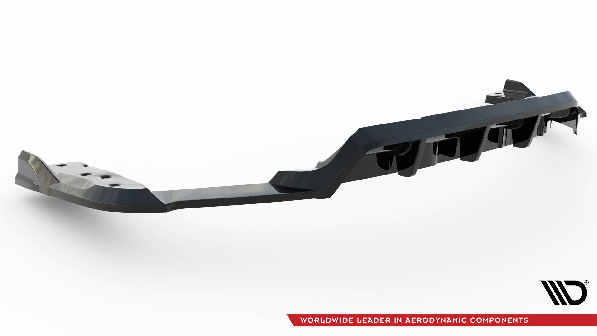 Maxton Mittlerer Diffusor Heck Ansatz DTM Look für BMW X6 M F96 schwarz Hochglanz
