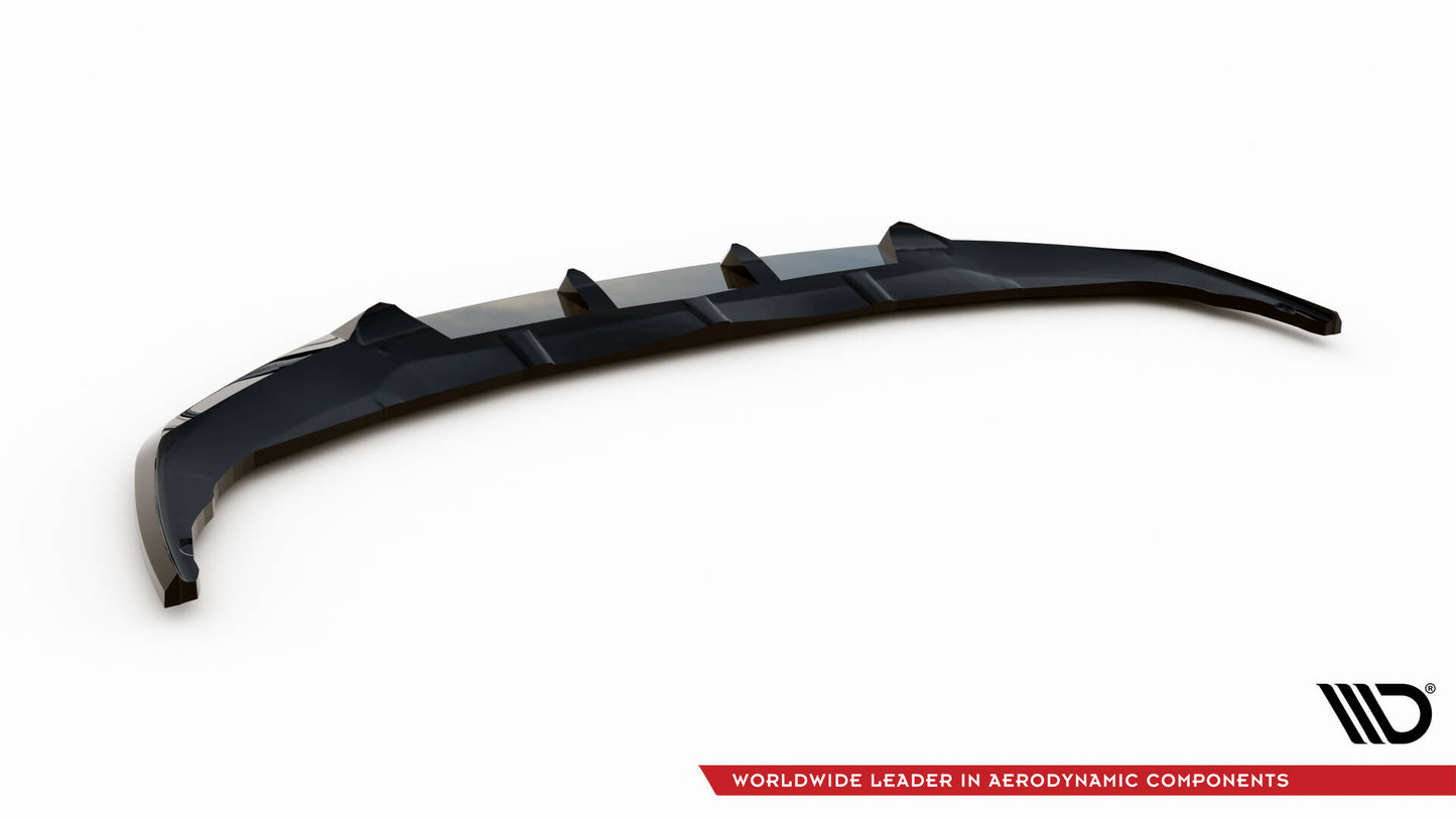 Maxton Front Ansatz V.1 für BMW 1er F40 schwarz Hochglanz