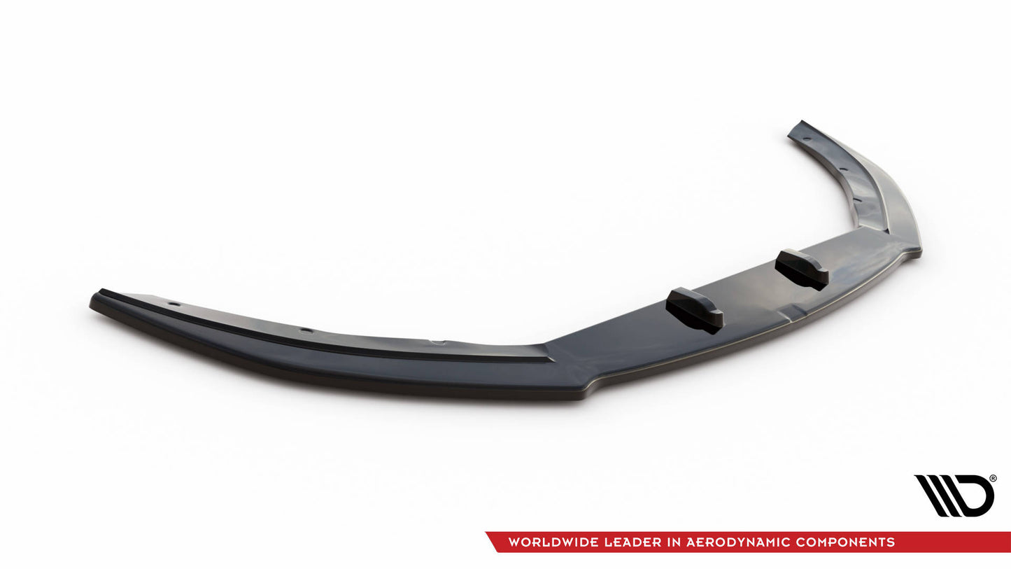 Maxton Front Ansatz für Ford Mustang Mk5 Facelift schwarz Hochglanz