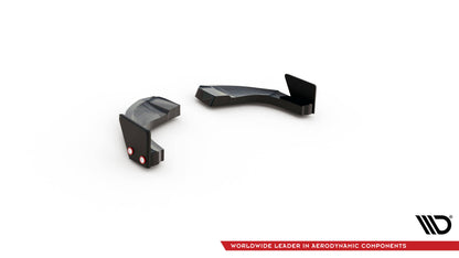 Maxton Heck Ansatz Flaps Diffusor V.1 +Flaps für Hyundai Kona N Mk1