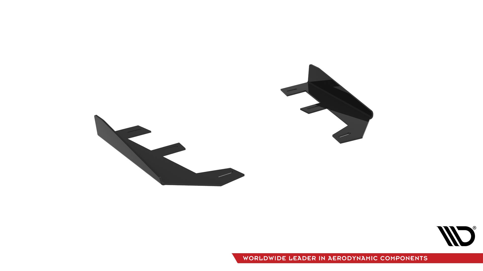 Maxton Hintere Seiten Flaps für BMW 4er35i Coupe M-Paket F32 schwarz Hochglanz