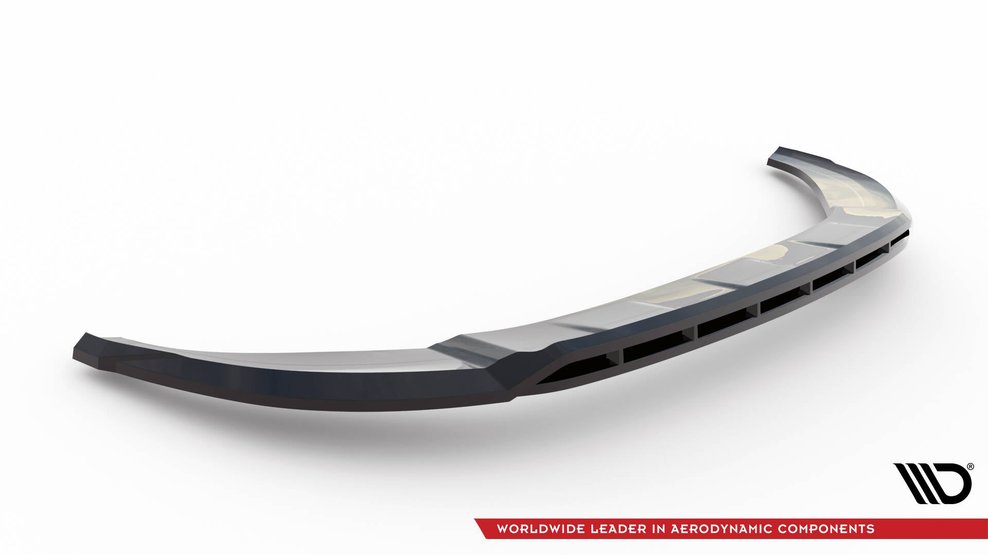 Maxton Front Ansatz für Audi A6 Allroad C8 schwarz Hochglanz