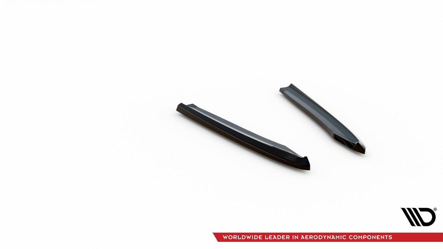 Maxton Heck Ansatz Flaps Diffusor für Audi S8 D4 schwarz Hochglanz