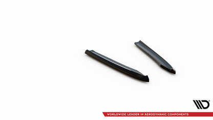 Maxton Heck Ansatz Flaps Diffusor für Audi S8 D4 schwarz Hochglanz