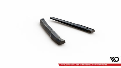 Maxton Heck Ansatz Flaps Diffusor für Porsche 911 992 GT3 schwarz Hochglanz