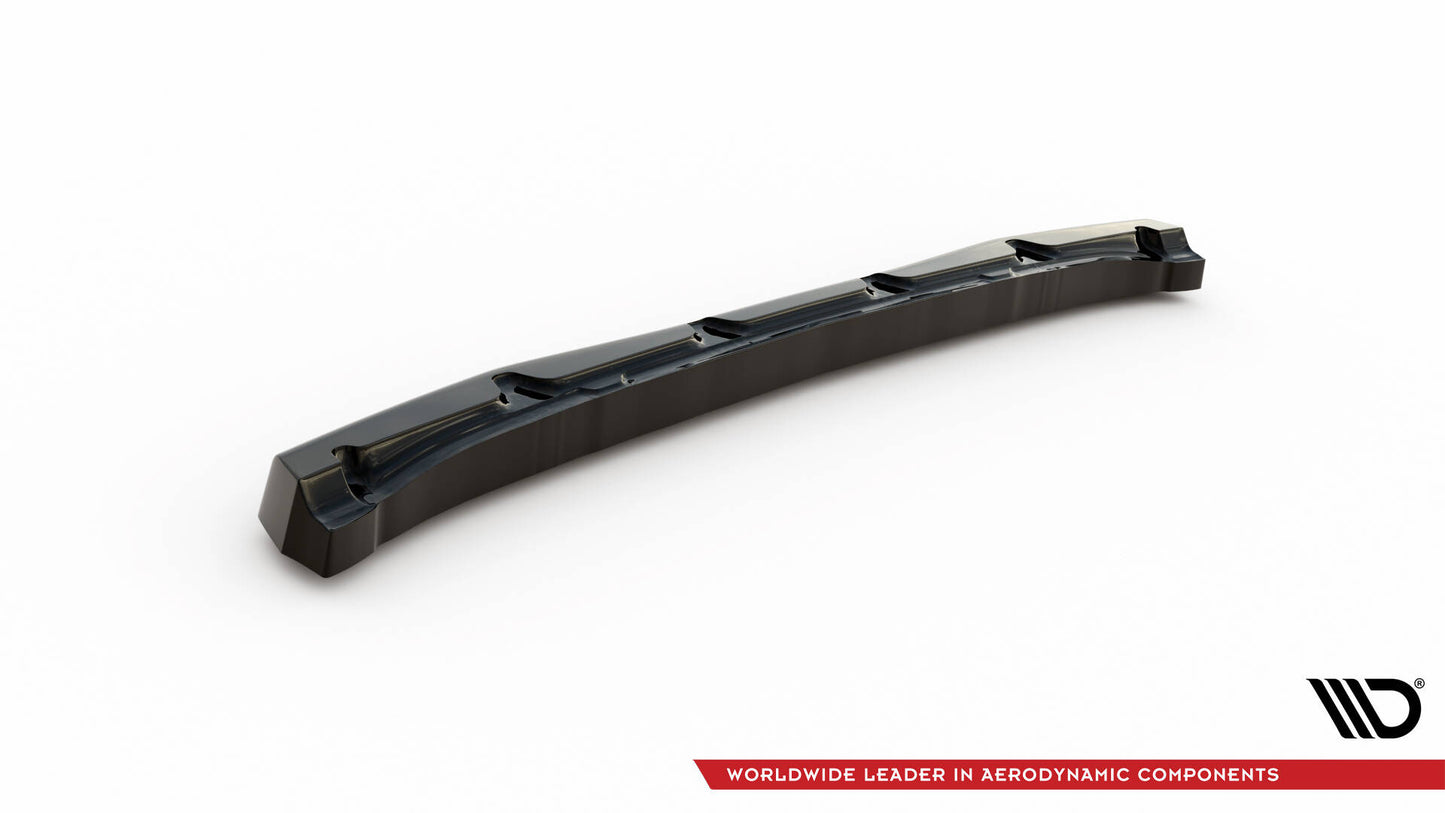 Maxton Mittlerer Diffusor Heck Ansatz für BMW 4er M440i G22 schwarz Hochglanz