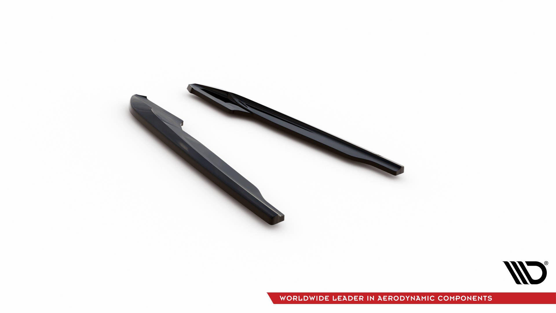 Maxton Heck Ansatz Flaps Diffusor V.2 für Audi S8 D5 schwarz Hochglanz