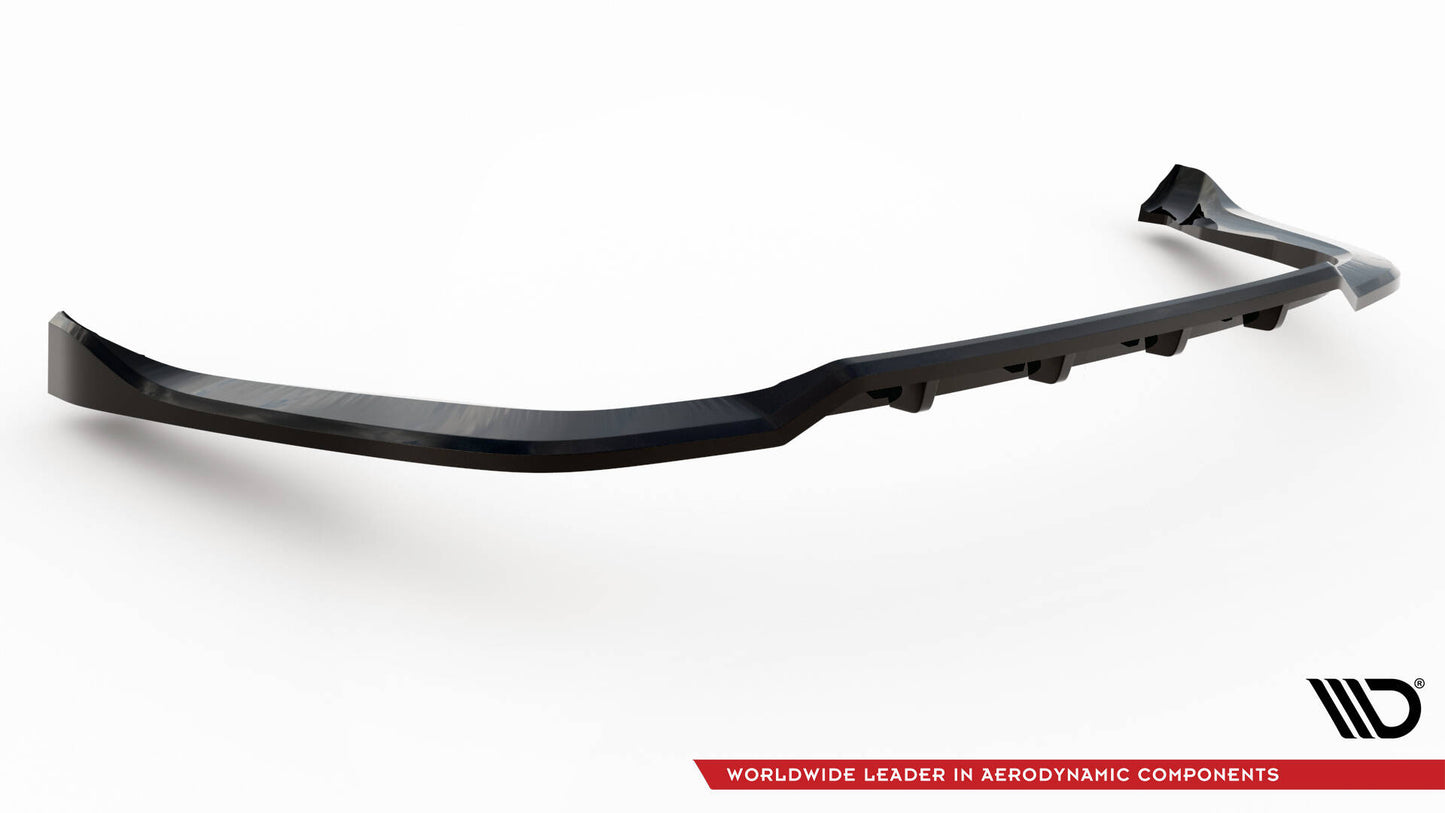 Maxton Mittlerer Diffusor Heck Ansatz DTM Look für Porsche 911 Turbo 997 schwarz Hochglanz