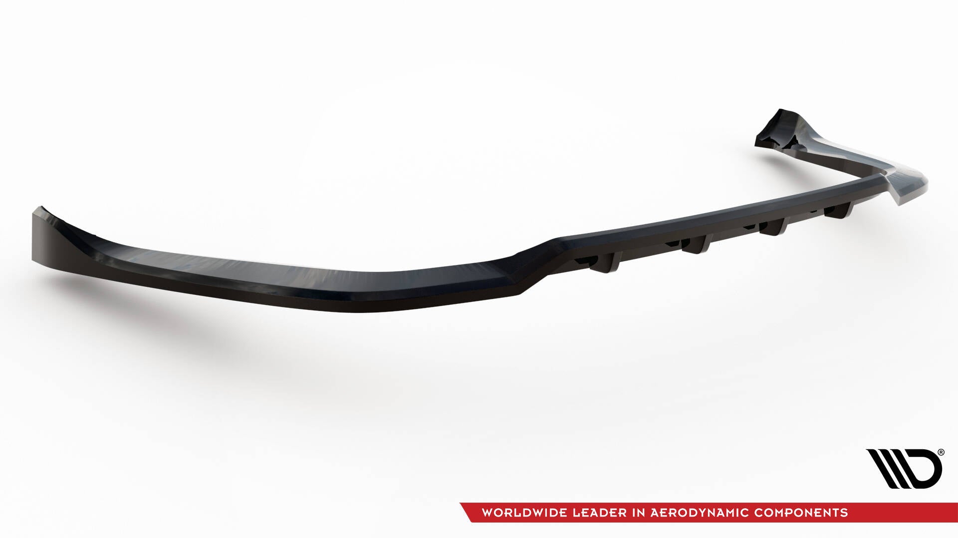 Maxton Mittlerer Diffusor Heck Ansatz DTM Look für Porsche 911 Turbo 997 schwarz Hochglanz