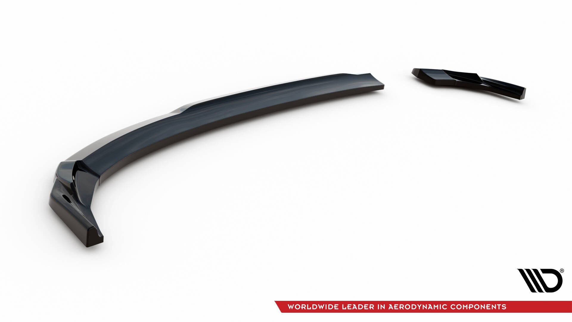 Maxton Heck Ansatz Flaps Diffusor für Audi A3 Sportback 8V Facelift schwarz Hochglanz