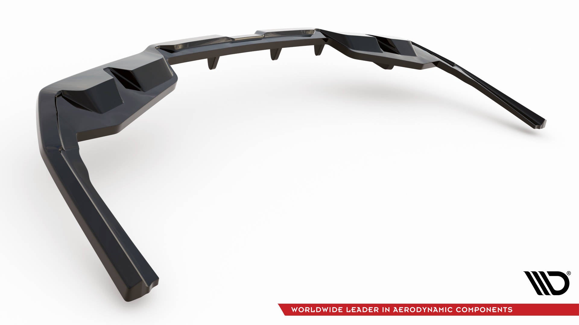 Maxton Mittlerer Diffusor Heck Ansatz DTM Look für V.1 BMW i4 M-Paket G26 schwarz Hochglanz