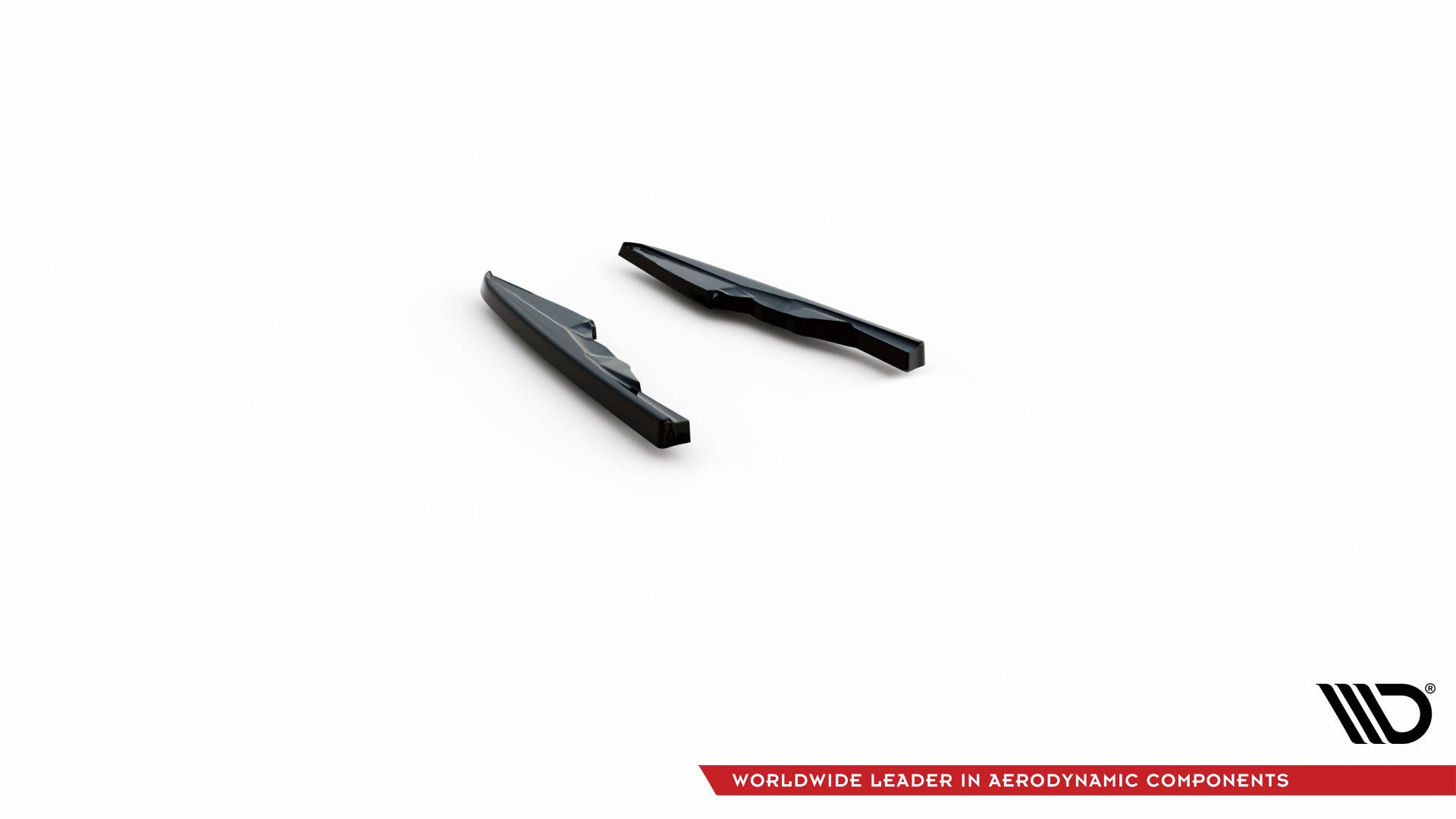 Maxton Heck Ansatz Flaps Diffusor V.2 für Audi RSQ8 Mk1 schwarz Hochglanz