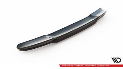 Maxton Spoiler CAP für 3D BMW X1 M-Paket U11 schwarz Hochglanz