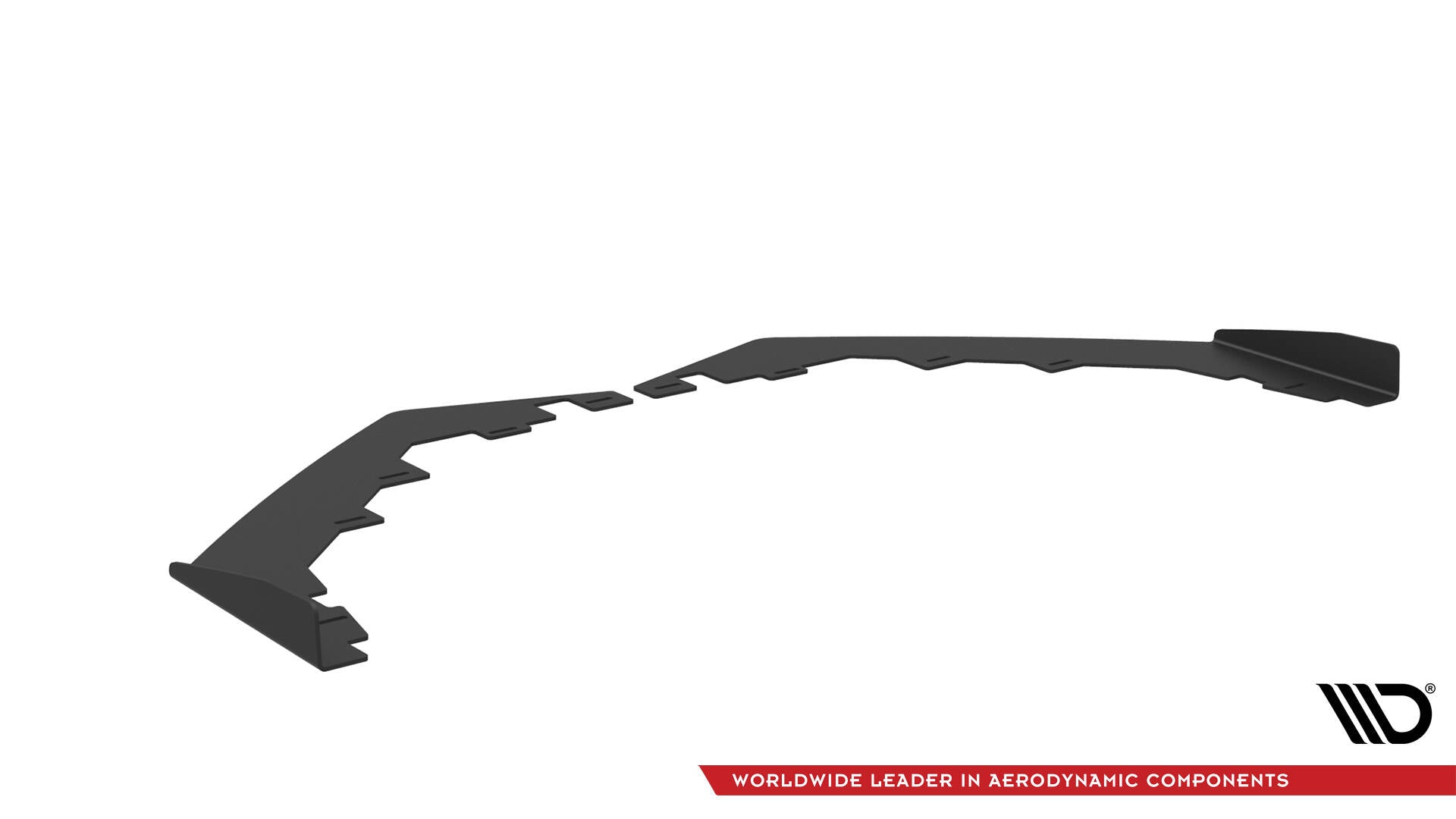 Maxton Front Flaps Audi S3 / A3 S-Line Limousine 8V schwarz Hochglanz