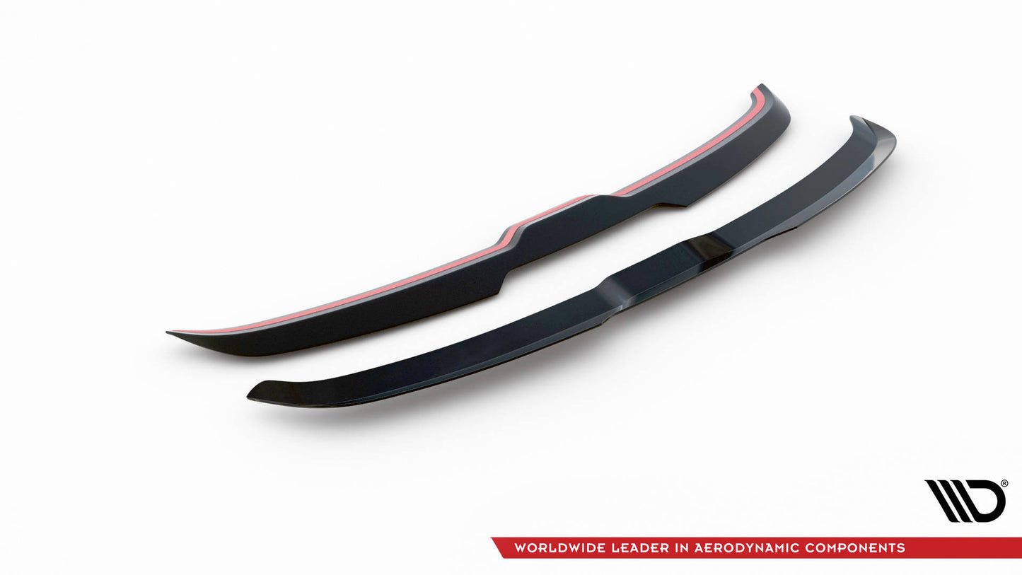 Maxton Spoiler CAP V.3 für BMW 1er M135i / 128ti / M-Paket F40 schwarz Hochglanz
