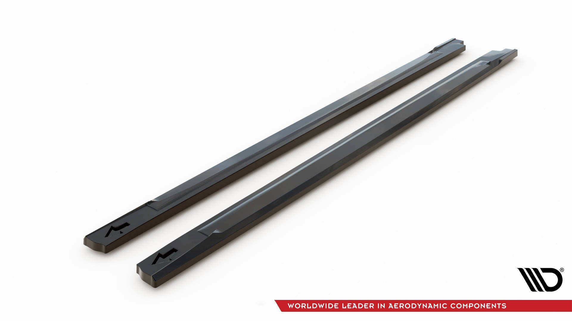Maxton Seitenschweller Ansatz für V.1 für Hyundai Kona N Mk1 schwarz Hochglanz