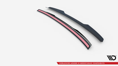 Maxton Spoiler CAP V.2 für BMW 3er Coupe E46 schwarz Hochglanz
