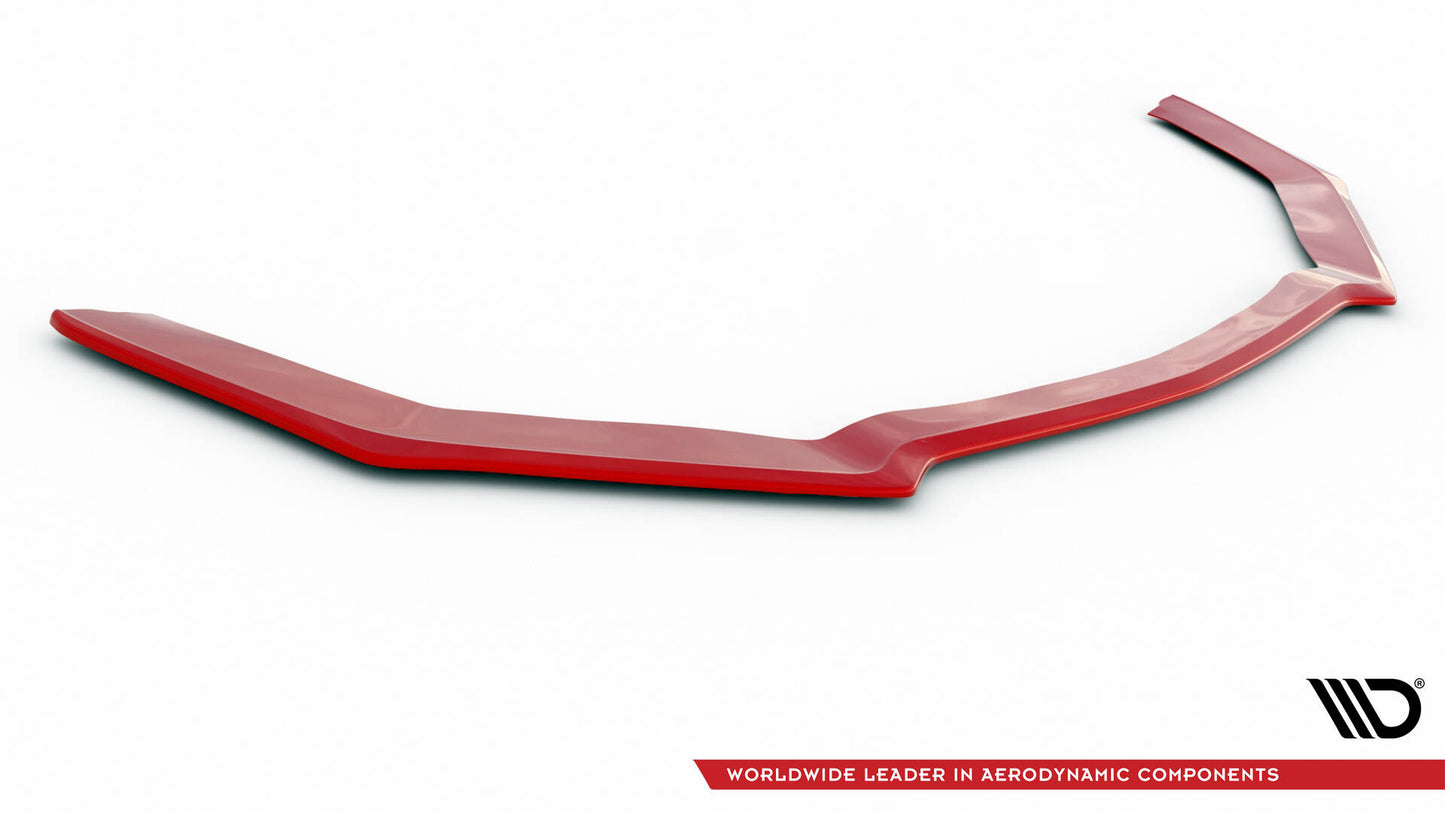 Maxton Front Ansatz V.2 für Ford Mustang Mk6 Facelift schwarz Hochglanz