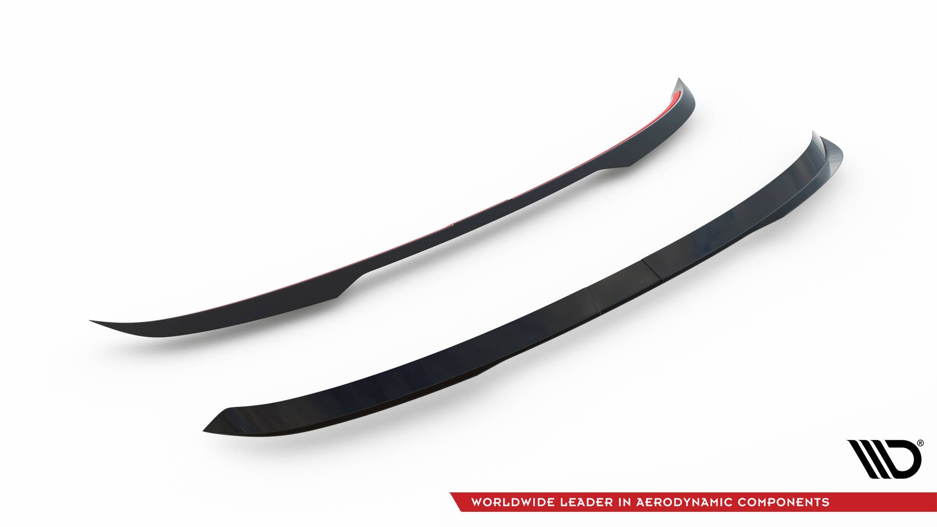 Maxton Spoiler CAP für Hyundai Kona N-Line Mk2 schwarz Hochglanz