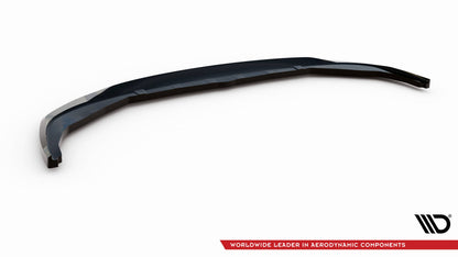 Maxton Front Ansatz V.2 für BMW 3er M340i / M-Paket G20 / G21 Facelift schwarz Hochglanz
