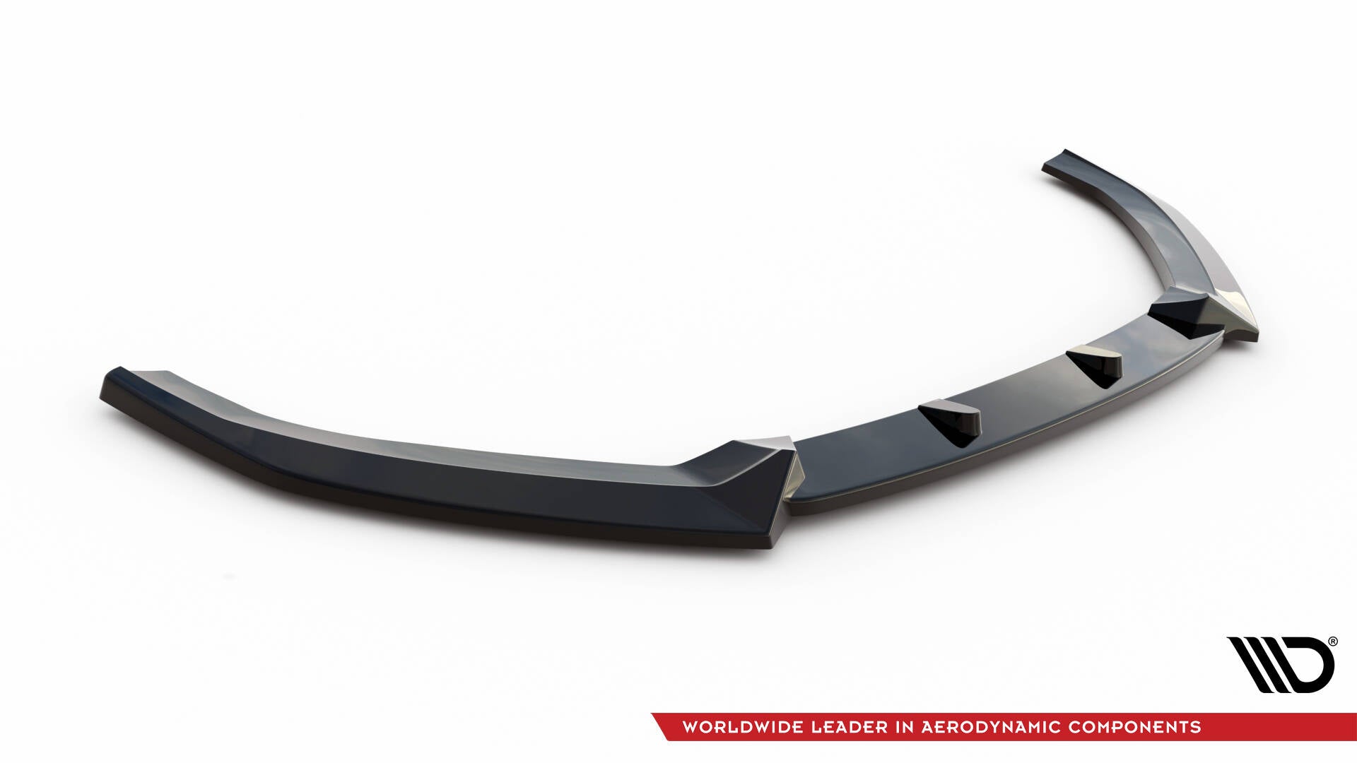 Maxton Front Ansatz V.1 für Audi A3 Sportback 8V Facelift schwarz Hochglanz