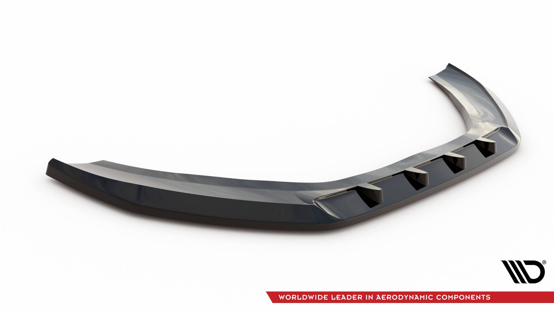 Maxton Front Ansatz V.3 für Audi A6 C7 schwarz Hochglanz
