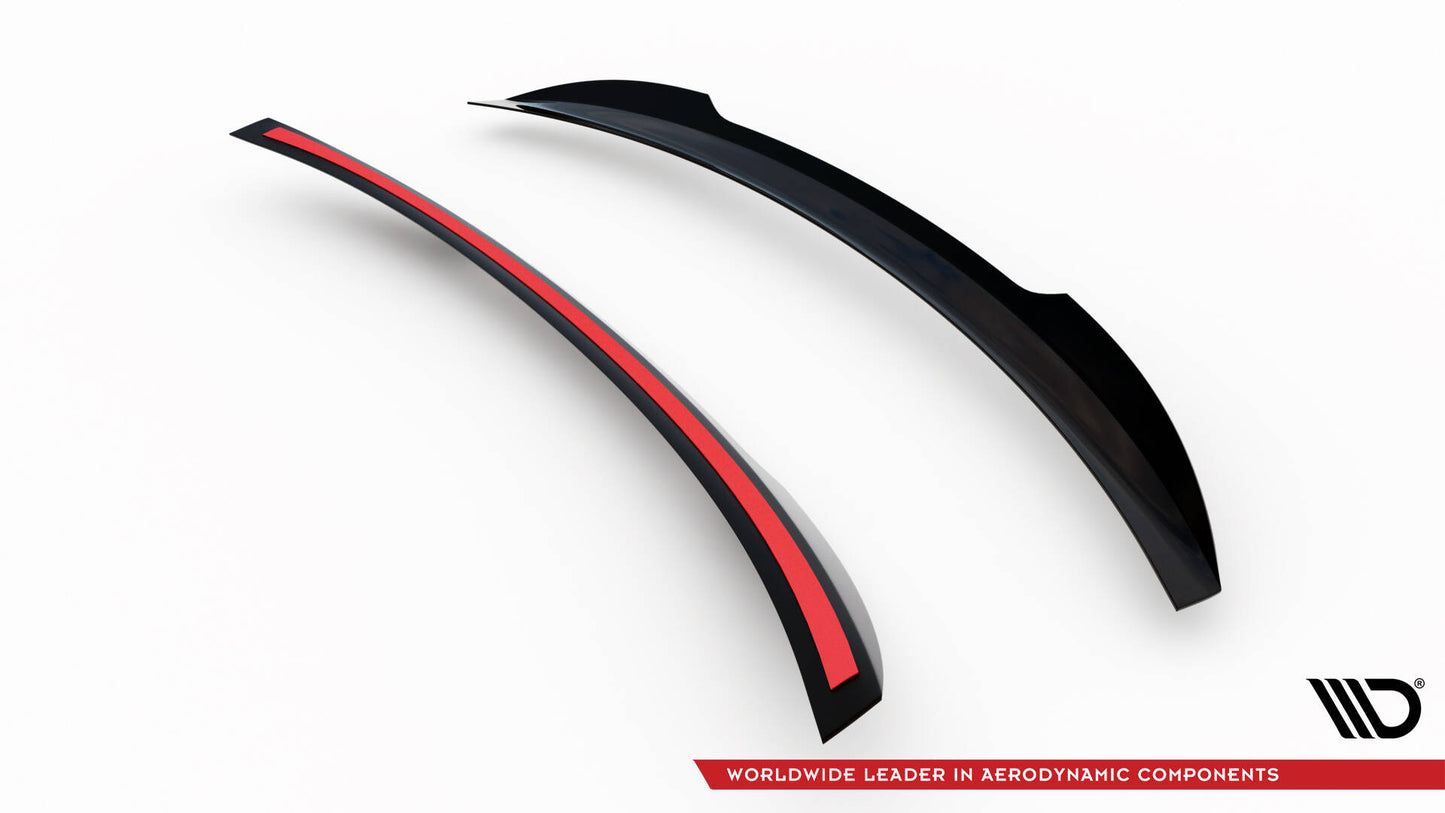 Maxton Spoiler CAP für Jaguar XE R-Dynamic X760 Facelift schwarz Hochglanz